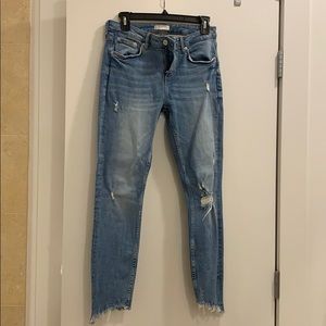 Ripped Zara Skinny Jeans
